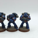 Warhammer 40k: Space Marine Crimson Fists Tactical Marines - Well Painted (AQ051)
