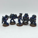 Warhammer 40k: Space Marine Crimson Fists Devastators - Well Painted (AO032)