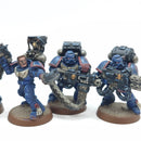 Warhammer 40k: Space Marine Crimson Fists Devastators - Well Painted (AO032)