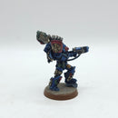 Warhammer 40k: Space Marine 25th Anniversary Space Marine Crimson Fist - Well Painted (BI192)