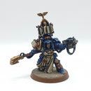 Warhammer 40k: Space Marine Crimson Fists Terminator Librarian Finecast - Well Painted (BA197)