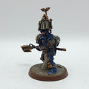 Warhammer 40k: Space Marine Crimson Fists Terminator Librarian Finecast - Well Painted (BA197)