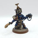 Warhammer 40k: Space Marine Crimson Fists Terminator Librarian Finecast - Well Painted (BA197)