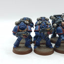 Warhammer 40k: Space Marine Crimson Fists Tactical Marines - Well Painted (AF059)