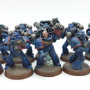 Warhammer 40k: Space Marine Crimson Fists Tactical Marines - Well Painted (AF059)