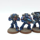 Warhammer 40k: Space Marine Crimson Fists Tactical Marines - Well Painted (AF059)