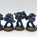 Warhammer 40k: Space Marine Crimson Fists Tactical Marines - Well Painted (AF059)