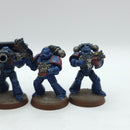 Warhammer 40k: Space Marine Crimson Fists Tactical Marines - Well Painted (AF059)