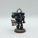 Warhammer 40k: Space Marine Crimson Fists Lord Executioner - Well Painted (AT141)