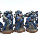 Warhammer 40k: Space Marine Crimson Fists Tactical Marines - Well Painted (AE089)