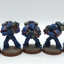 Warhammer 40k: Space Marine Crimson Fists Tactical Marines - Well Painted (AE089)