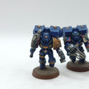 Warhammer 40k: Space Marine Crimson Fists Vanguard Veterans - Well Painted (AZ190)