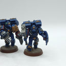 Warhammer 40k: Space Marine Crimson Fists Vanguard Veterans - Well Painted (AZ190)