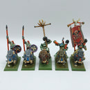 Warhammer The Old World/Fantasy: Metal Savage Orc Boar Boyz OOP - Well Painted (AH125)