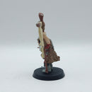 Warhammer Fantasy: Citadel 1985 Golgfag's Other Regiment of Mercenary Ogres Standard Bearer Metal OOP (AT034)