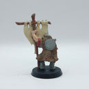Warhammer Fantasy: Citadel 1985 Golgfag's Other Regiment of Mercenary Ogres Standard Bearer Metal OOP (AT034)