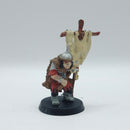 Warhammer Fantasy: Citadel 1985 Golgfag's Other Regiment of Mercenary Ogres Standard Bearer Metal OOP (AT034)
