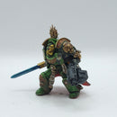 Warhammer 40k: Space Marine Salamanders Terminator Captain - Painted (BA073)
