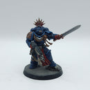 Warhammer 40k: Space Marines Crimson Fists Captain - Painted (AH071)