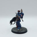 Warhammer 40k: Space Marines Crimson Fists Captain - Painted (AH071)