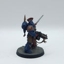 Warhammer 40k: Space Marines Crimson Fists Captain - Painted (AH071)