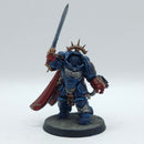 Warhammer 40k: Space Marines Crimson Fists Gravis Captain - Painted (AD061)