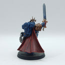 Warhammer 40k: Space Marines Crimson Fists Gravis Captain - Painted (AD061)