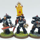Warhammer 40k: Space Marines Black Templars Primaris Crusader Squad - Well Painted (AH107)