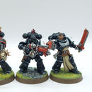 Warhammer 40k: Space Marines Black Templars Primaris Crusader Squad - Well Painted (AH107)