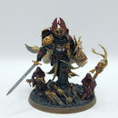 Warhammer 40k: Space Marines Dark Angels Lion El'Jonson - Painted (AF070)