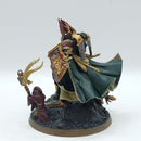 Warhammer 40k: Space Marines Dark Angels Lion El'Jonson - Painted (AF070)