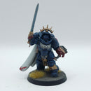 Warhammer 40k: Space Marines Crimson Fists Gravis Captain - Painted (AC186)