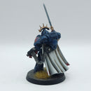 Warhammer 40k: Space Marines Crimson Fists Gravis Captain - Painted (AC186)