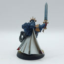 Warhammer 40k: Space Marines Crimson Fists Gravis Captain - Painted (AC186)