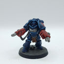 Warhammer 40k: Space Marines Crimson Fists Aggressors - Painted (AD207)