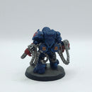 Warhammer 40k: Space Marines Crimson Fists Aggressors - Painted (AD207)