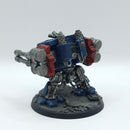 Warhammer 40k: Space Marines Crimson Fists Dreadnought with Autocannons - Painted (AP037)