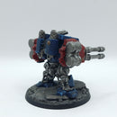 Warhammer 40k: Space Marines Crimson Fists Dreadnought with Autocannons - Painted (AP037)