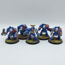 Warhammer 40k: Space Marines Ultramarines Assault Terminators Classic Paint Scheme - Painted (AW005)