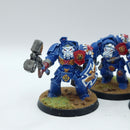 Warhammer 40k: Space Marines Ultramarines Assault Terminators Classic Paint Scheme - Painted (AW005)