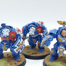 Warhammer 40k: Space Marines Ultramarines Assault Terminators Classic Paint Scheme - Painted (AW005)