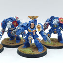 Warhammer 40k: Space Marines Ultramarines Assault Terminators Classic Paint Scheme - Painted (AW005)