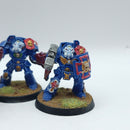 Warhammer 40k: Space Marines Ultramarines Assault Terminators Classic Paint Scheme - Painted (AW005)