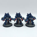 Warhammer 40k: Space Marines Crimson Fists Aggressors - Painted (BH012)