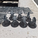 Warhammer 40k Chaos Knights Wardogs x7 Part Assembled BB200