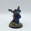 Warhammer 40k: Space Marines Limited Edition Captain with Power Fist - Painted (AA076)