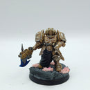 Warhammer 40k: Adeptus Custodes Allarus Custodians and Shield Captain- Part Painted (AI188)