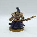 Warhammer 40k: Adeptus Custodes Allarus Custodians and Shield Captain- Part Painted (AI188)
