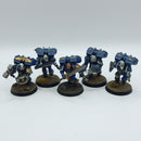 Warhammer 40k: Space Marines Vanguard Veterans - Painted (AT187)