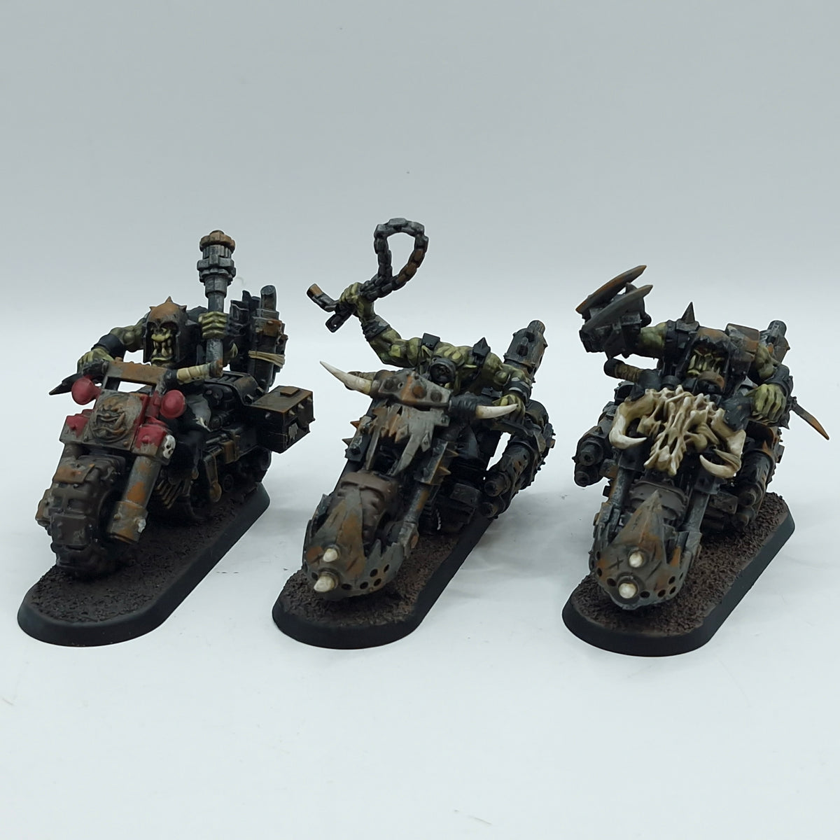 Warhammer 40k: Orks Warbiker Mob - Well Painted (AH019)